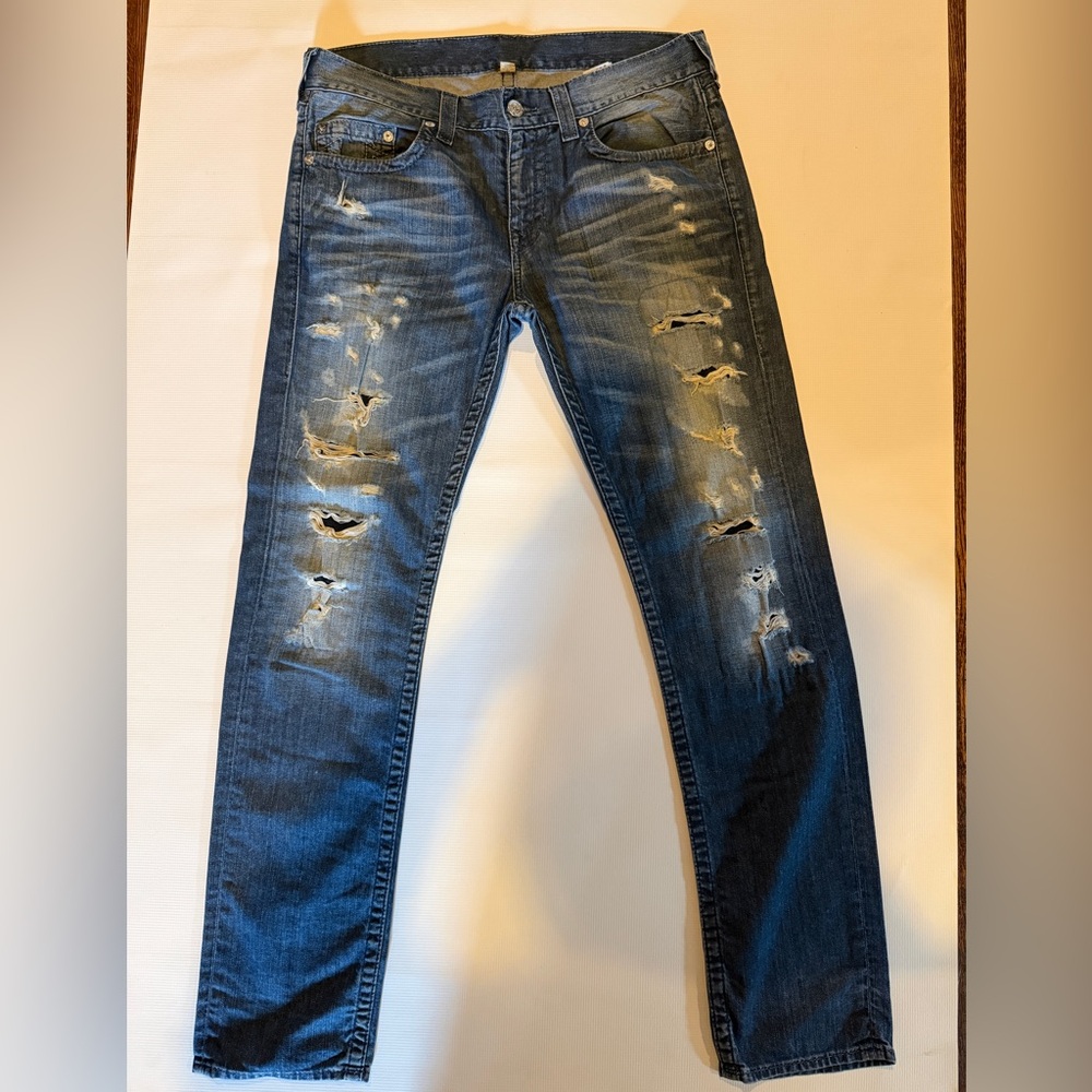 True Religion Distressed Men's 34